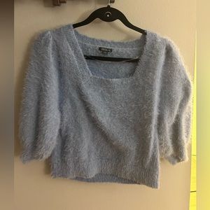Target- White Fable light blue sweater